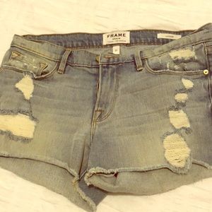 Frame Denim Cutoff Shorts Size 27
